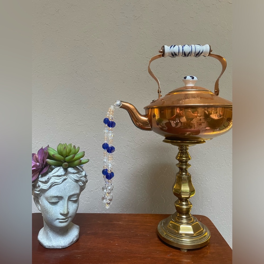 Vintage Copper Kettle Suncatcher - Picture 6 of 7